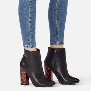 Besha Block Heel Bootie